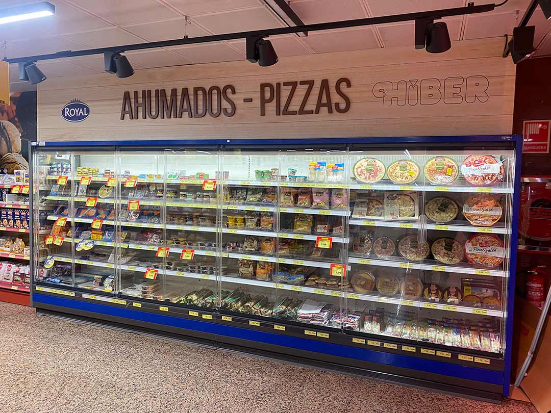 Copetes para secciones de supermercados en Madrid