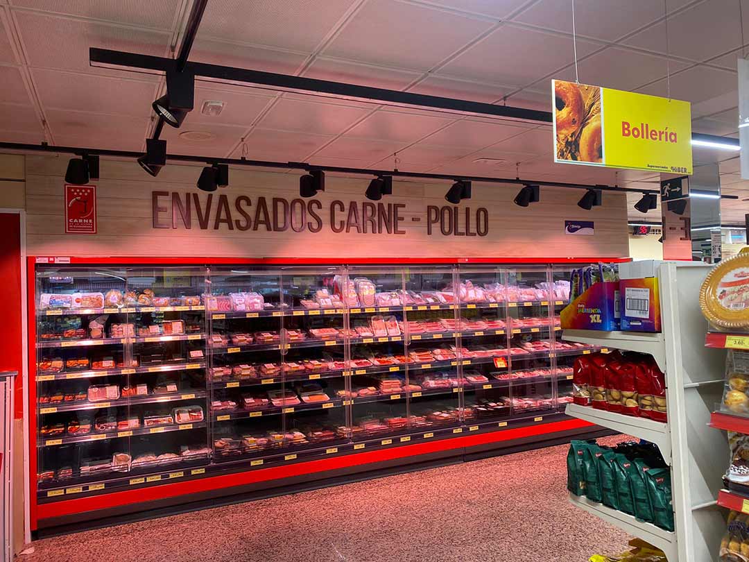 Copetes personalizados para secciones de supermercados en Madrid
