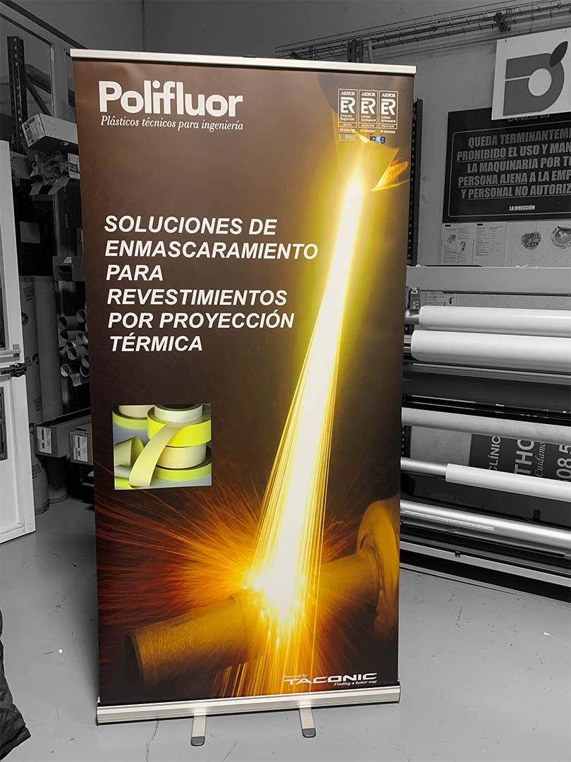 RollUp impreso económico Vallecas Madrid