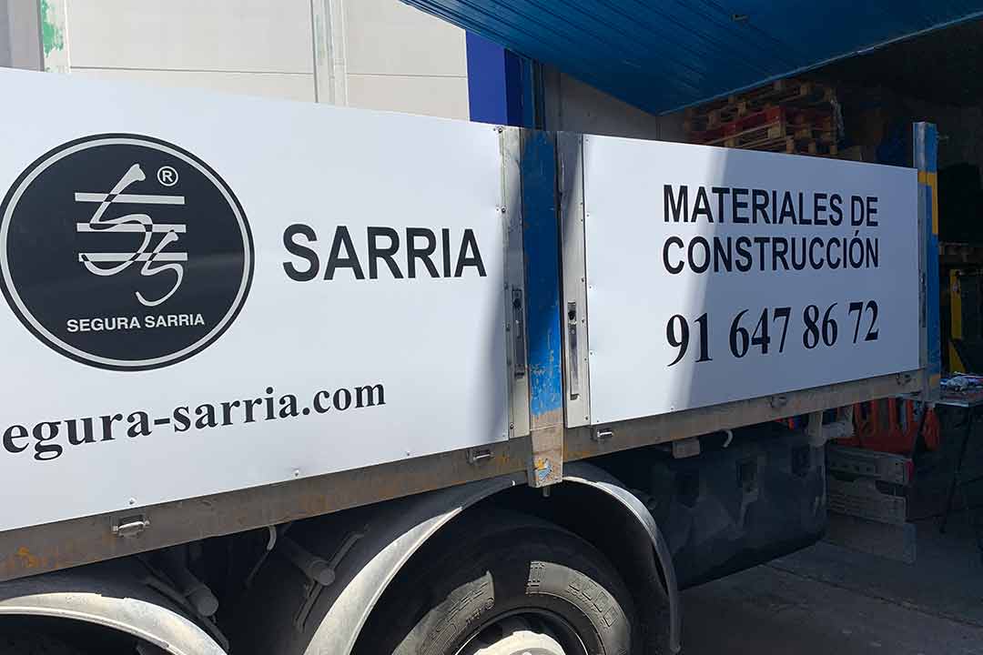 Rotulación camión Segura Sarria